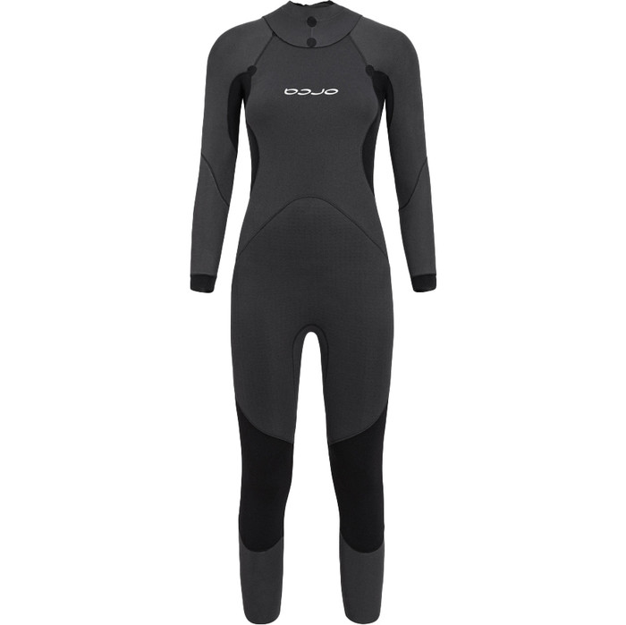 2024 Orca Womens Zeal Hi-Vis Back Zip Open Water Swim Wetsuit NN2Z - Black